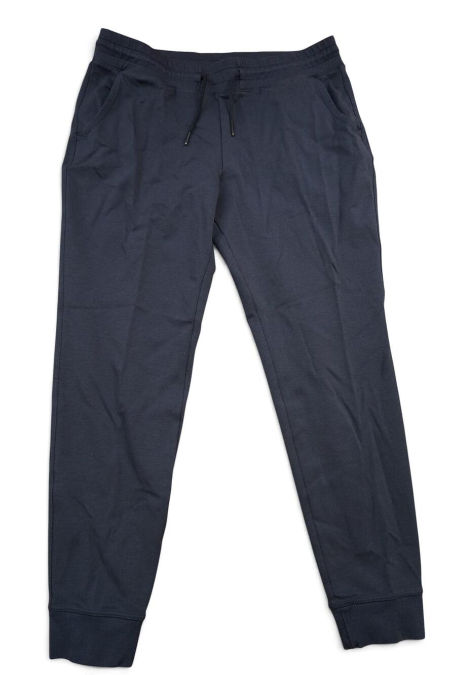 American Giant Sweatpants Mens Large Blue Jogger Elastic Waist Stretch Modal